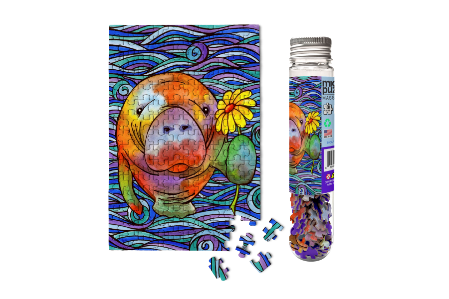 Hue Manatee Mini Jigsaw Puzzle
