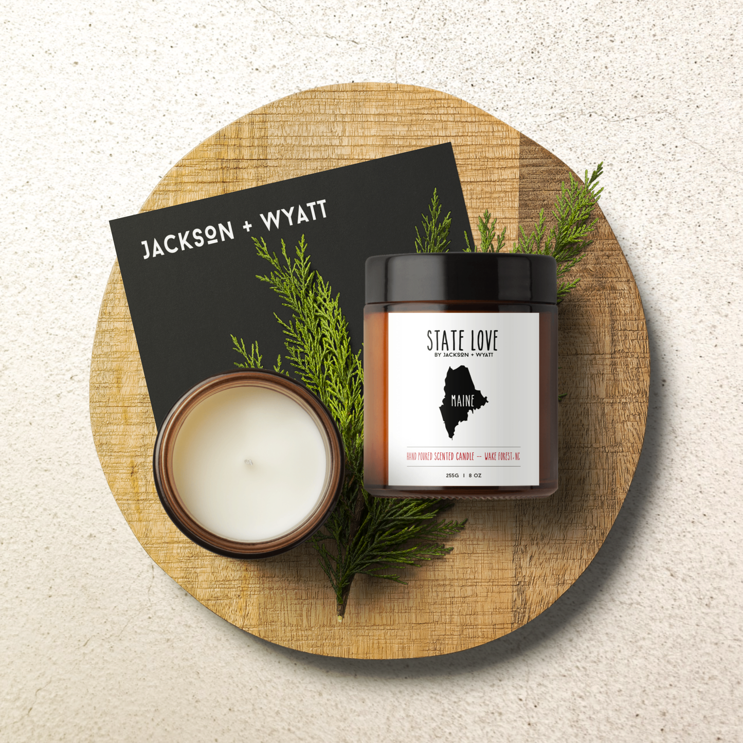 Hand Poured Maine Scented Candle