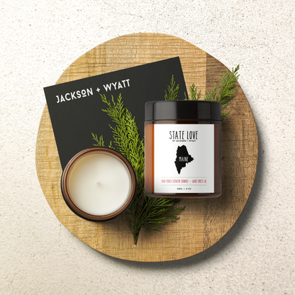 Hand Poured Maine Scented Candle