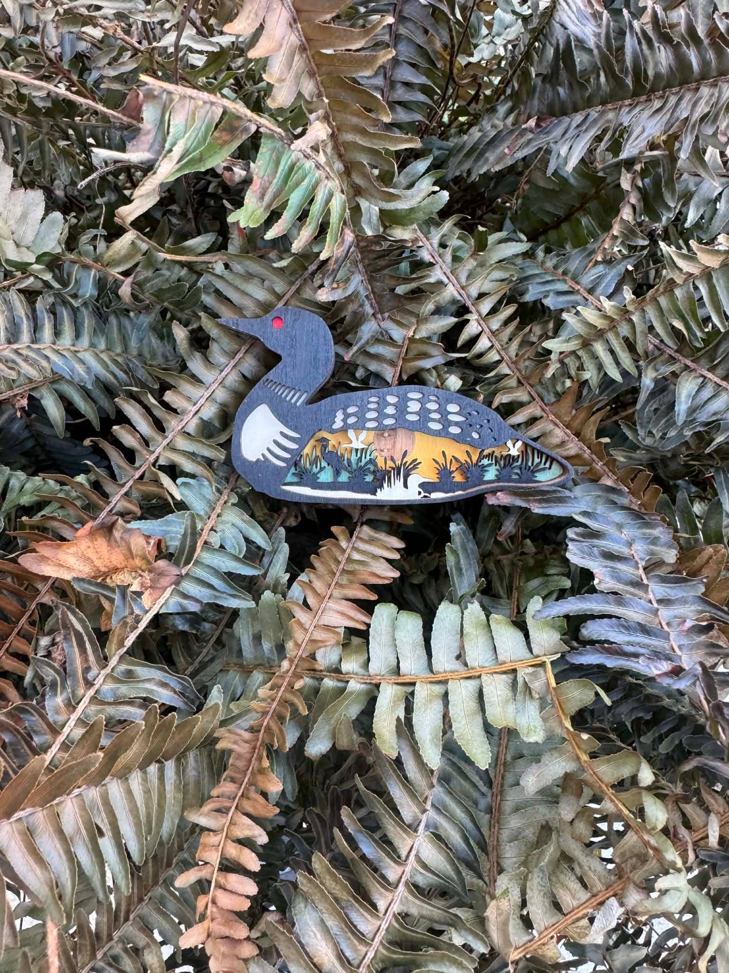 Loon Layered Ornament