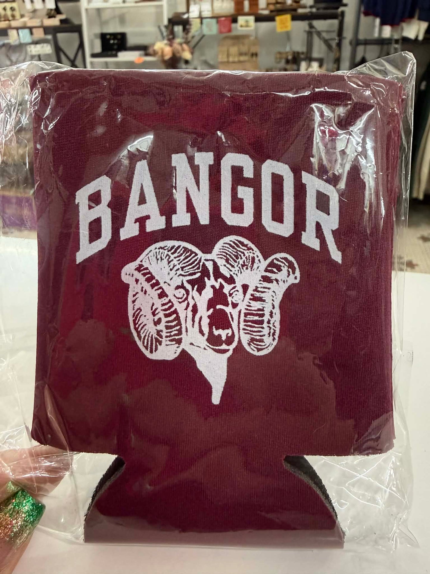 Bangor Rams Koozie