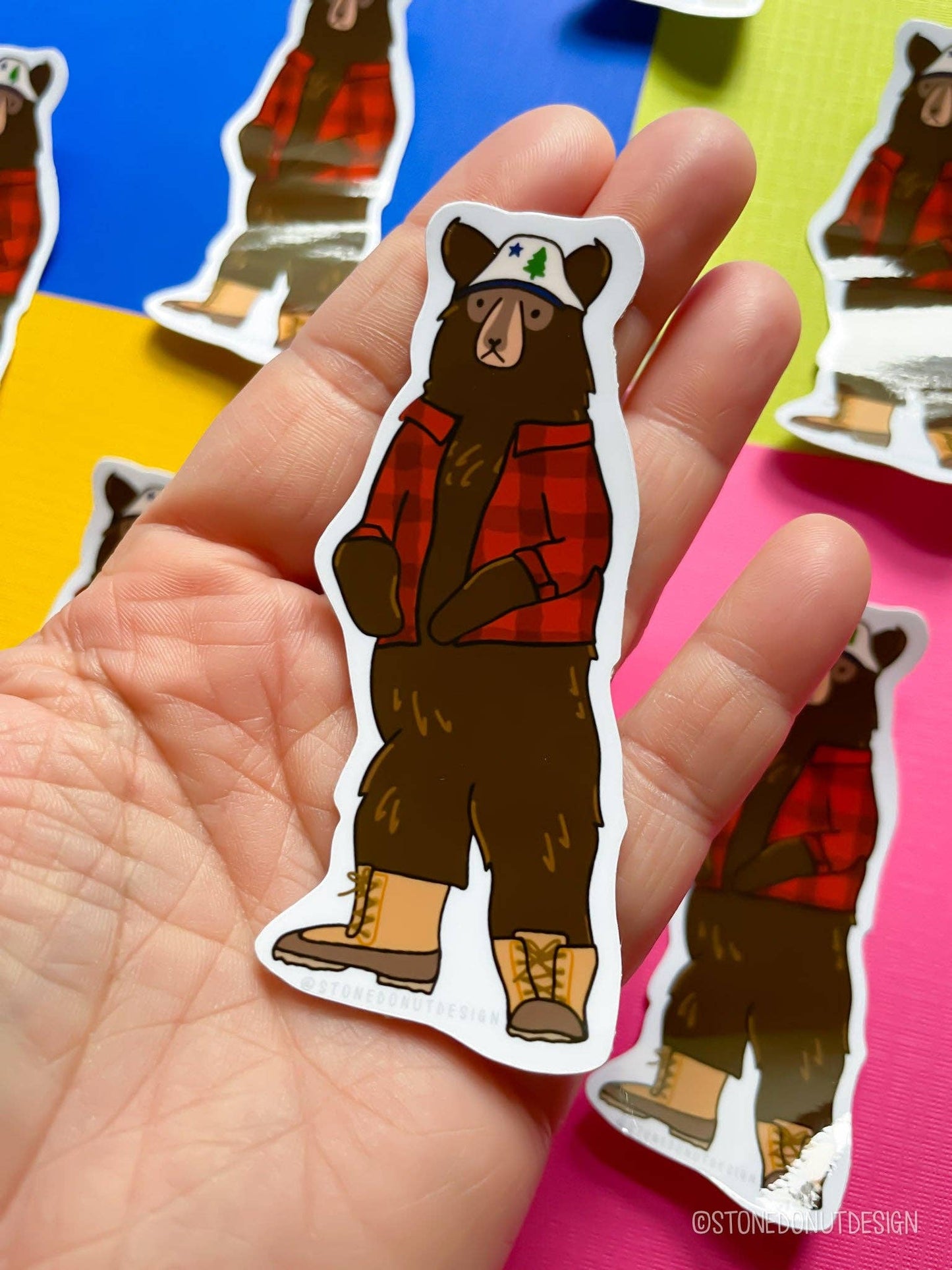 Maine Black Bear Vinyl Sticker