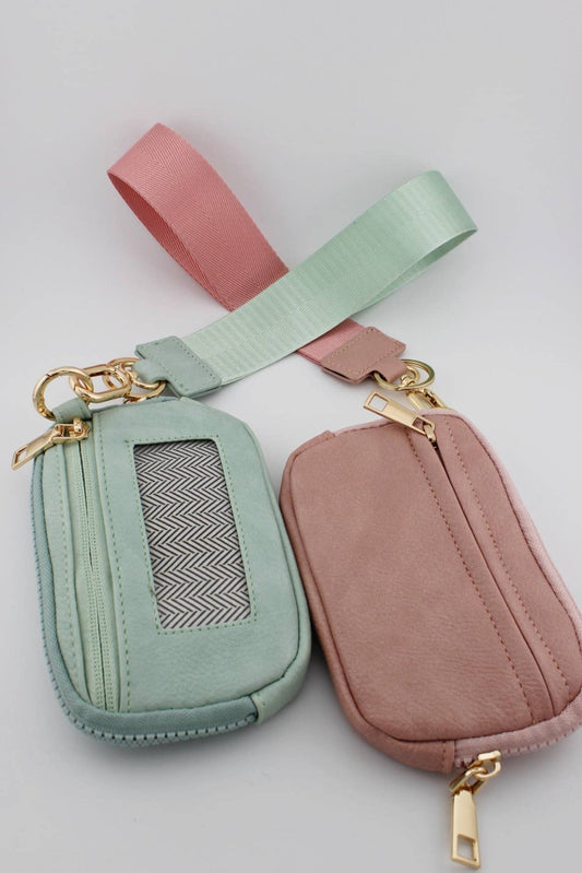 Zip Wristlet With ID Window