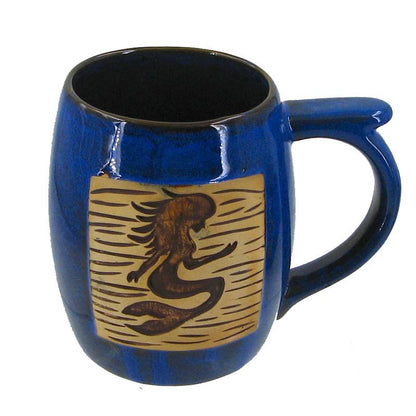 Mermaid Blue Glazed Stoneware Mug