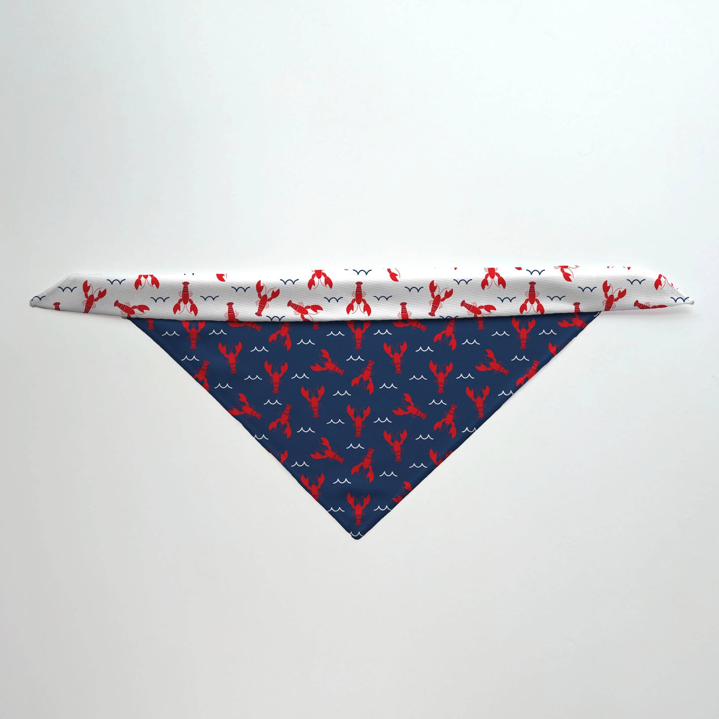 Lobster Reversible Dog Bandana
