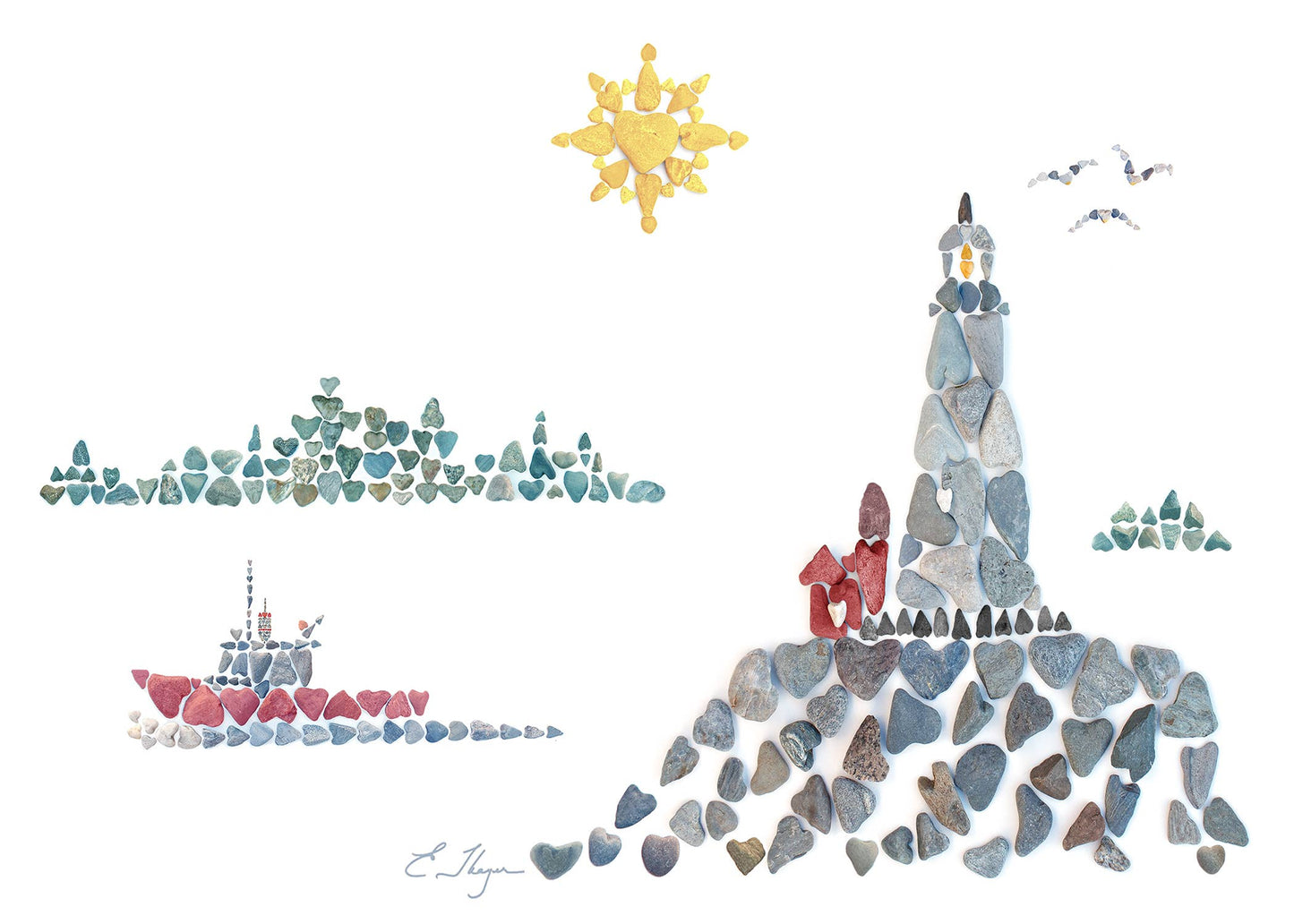 Coastal art | Coastal scene art  print