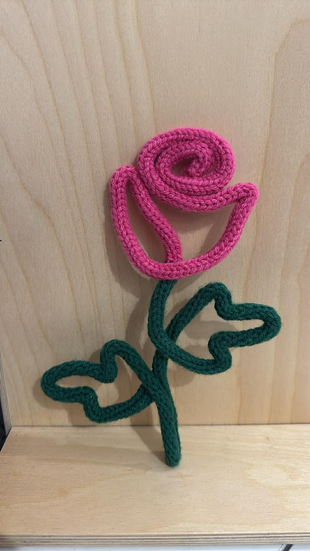 Made in Maine Cord Knitted Flowers