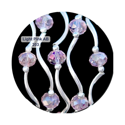 Classic Crystal Beaded Stretch Bracelets