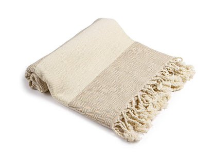 Aegean Concept Turkish Beach Towel, Quick-Dry, Baby Blue