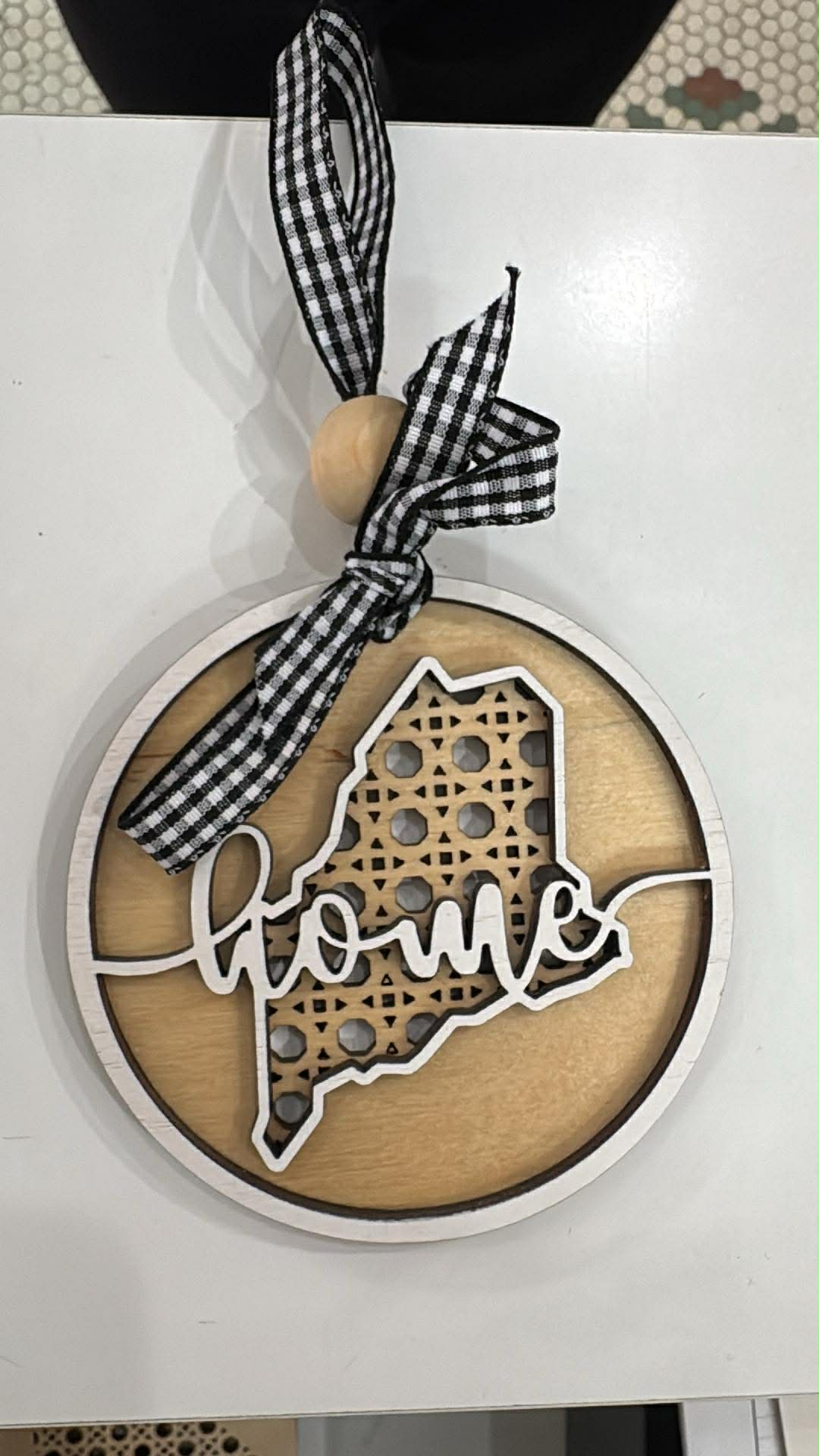Maine Wooden Ornament