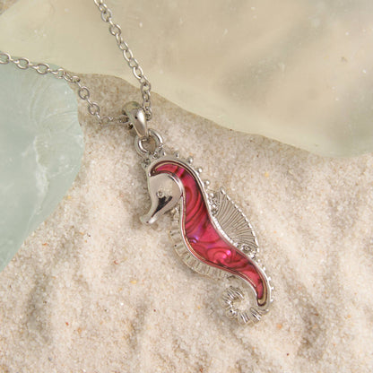 Abalone Shell Pendant Necklace Beach Jewelry