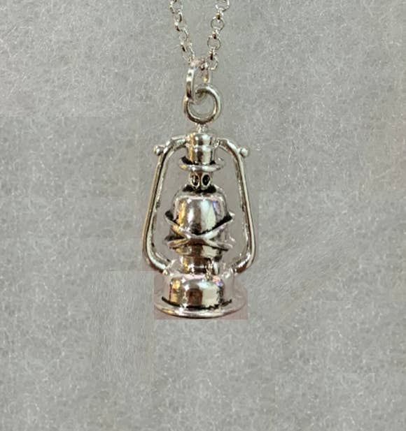 Vintage Lantern Pendant Necklace