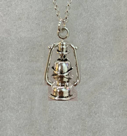 Vintage Lantern Pendant Necklace
