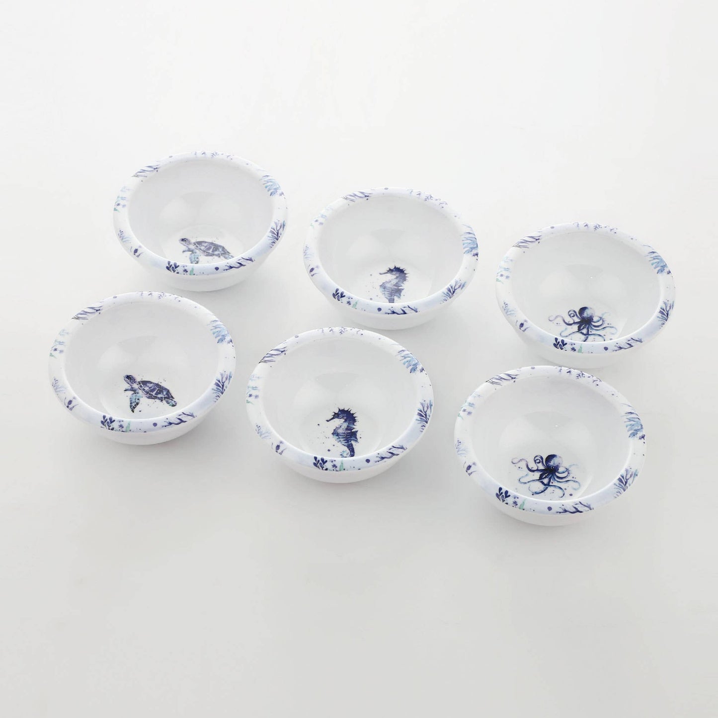Indigo Blue Seas Life 3 3/8" Mini Bowl