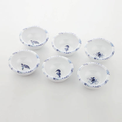 Indigo Blue Seas Life 3 3/8" Mini Bowl