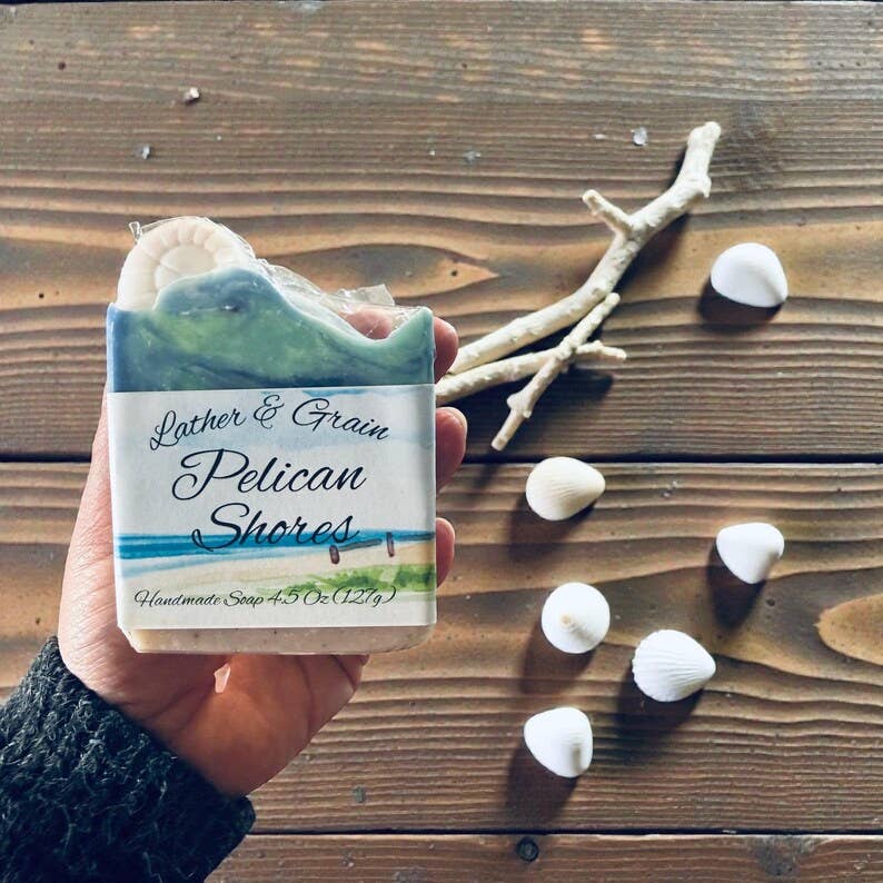 Pelican Shores Beach Bar Soap Scented in Crystal Surf