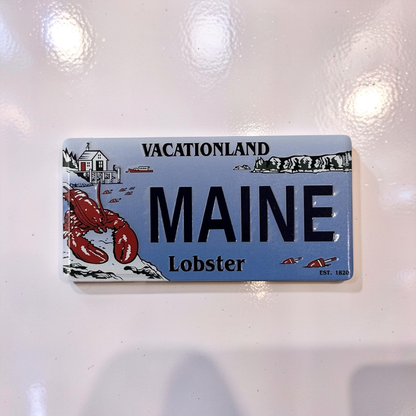 Maine Vacationland Lobster Magnet