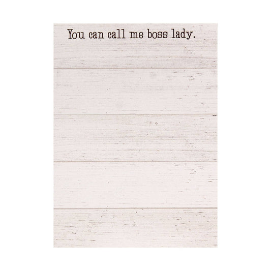 You Can Call Me Boss Lady Mini Notepad