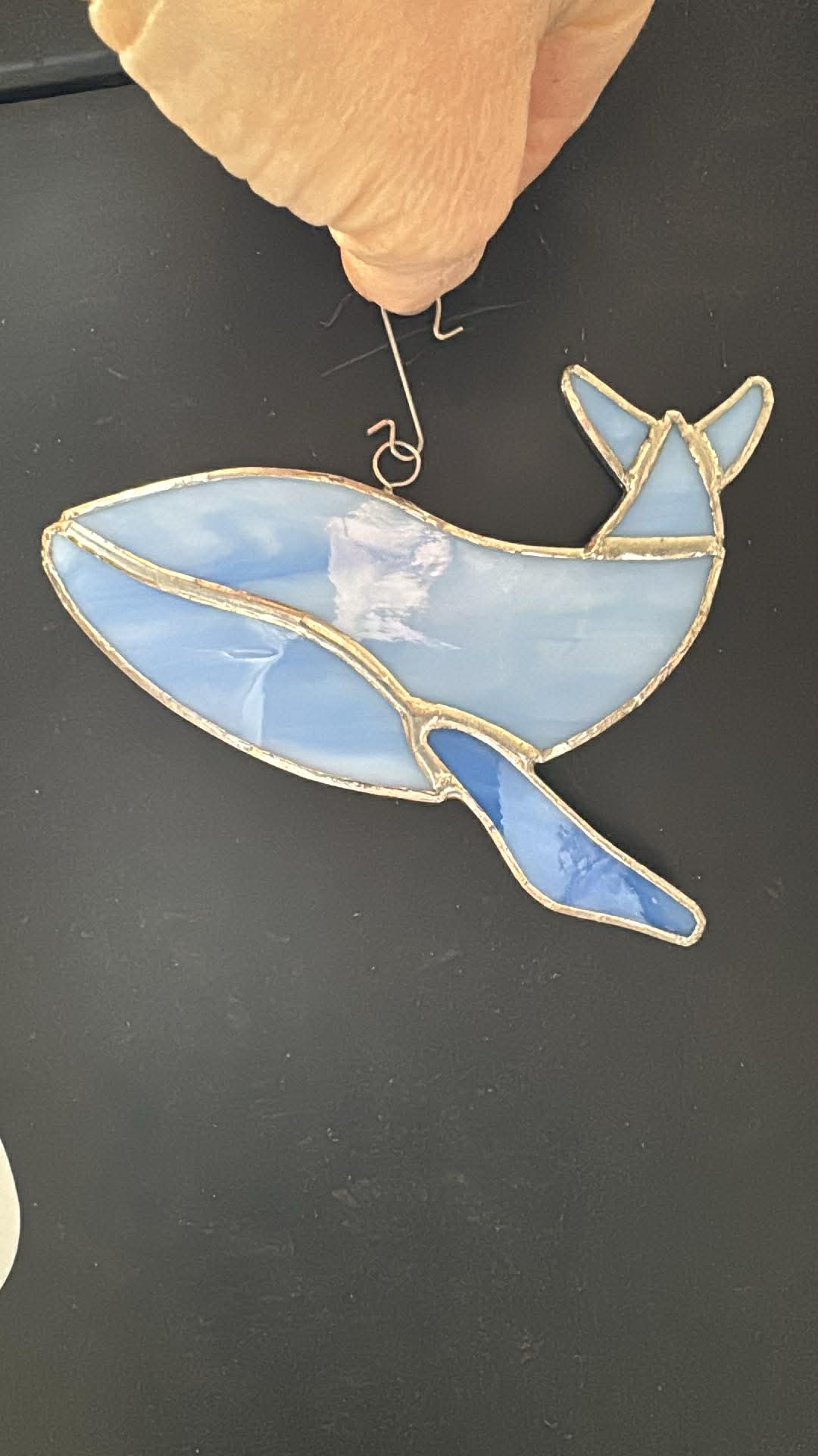 Cliff Whale Stained Glass