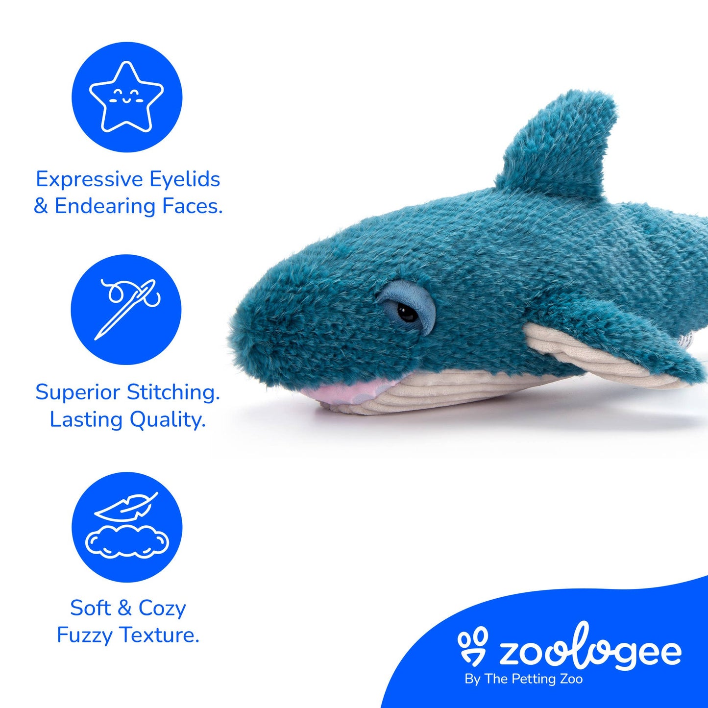 17" (45cm) Sea Fuzzlez Shark Sea Life