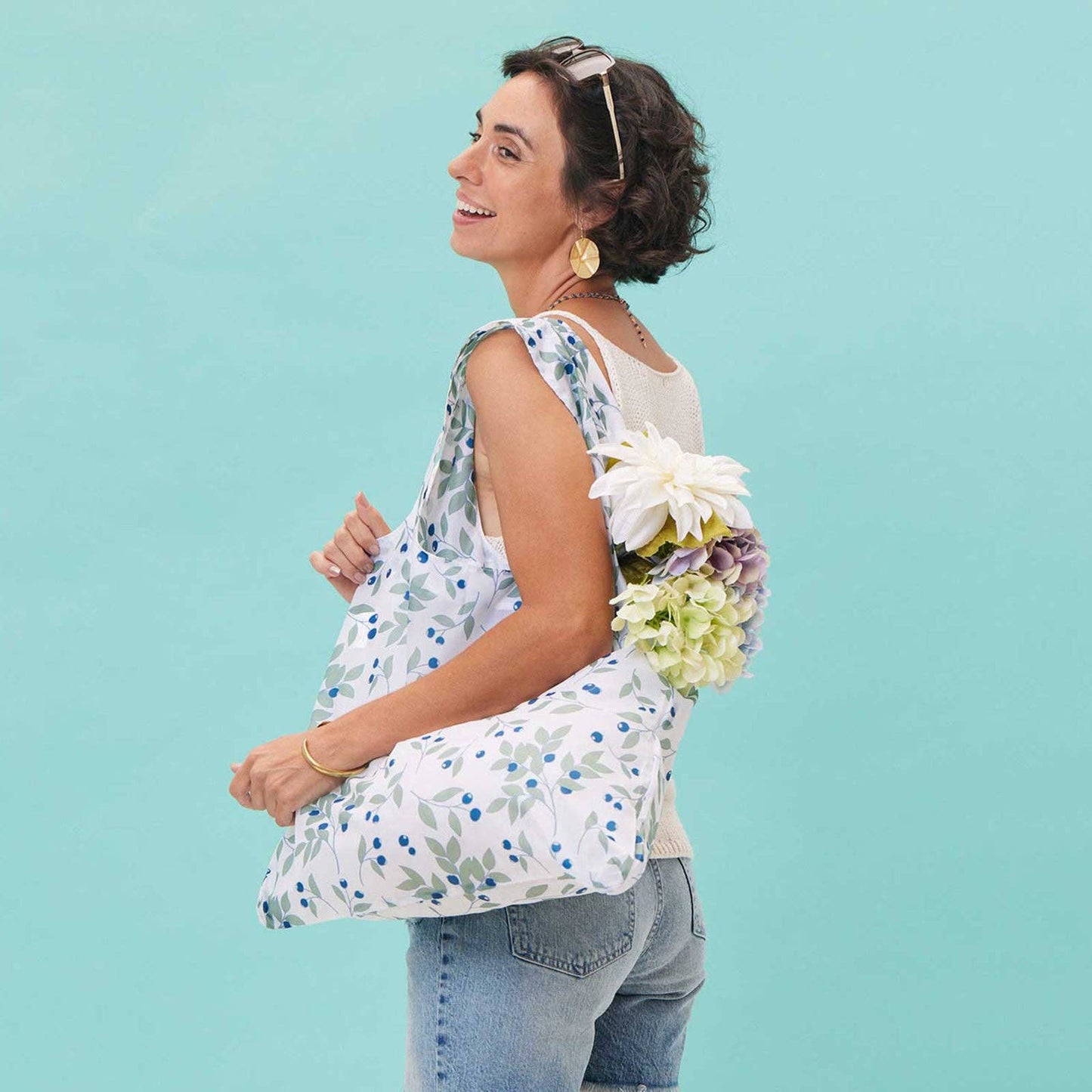 BLUEBERRIES blu Bag Reusable Shopper Tote