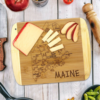 A Slice of Life Maine Cutting & Charcuterie Board