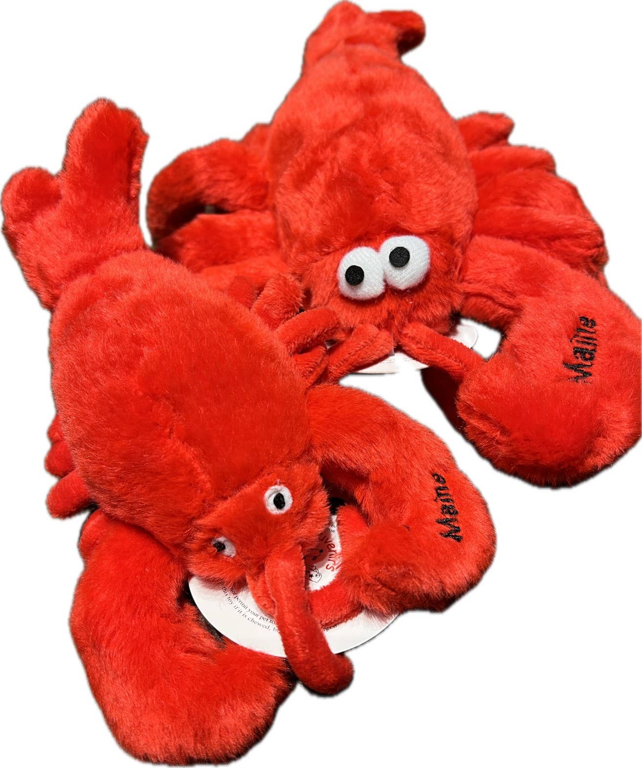 MAINE Lobster Plush Squeaky Large Dog Toy NEW!
