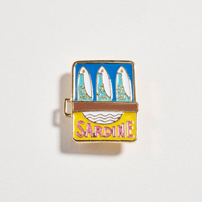 Sardine Can  Brooch Pin