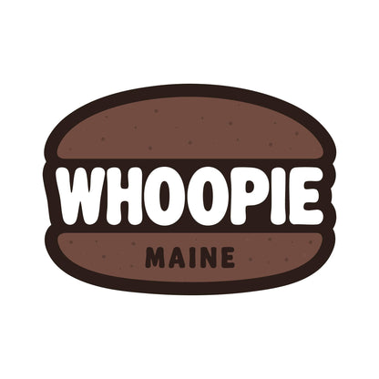 Maine Whoopie Pie Sticker — Original, Laminated, Waterproof