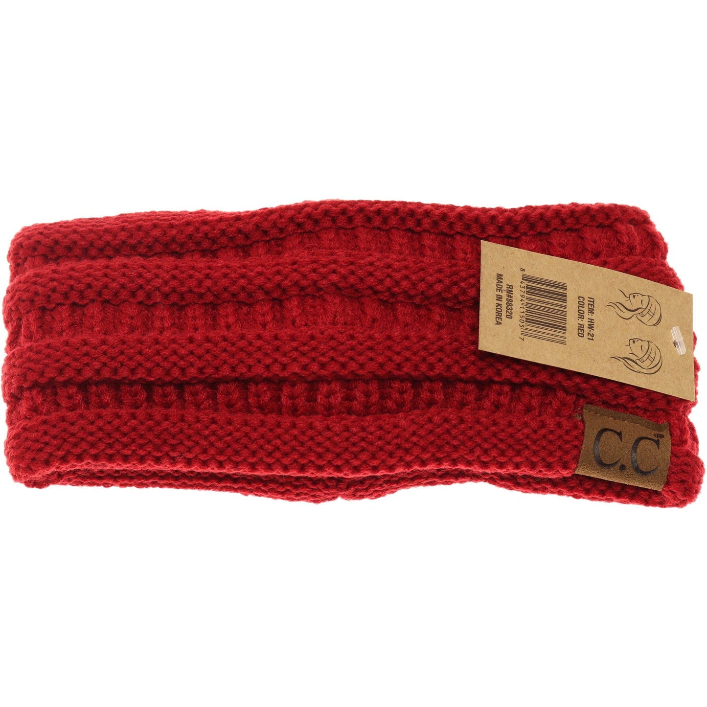 CC Solid Ribbed Women's Headband