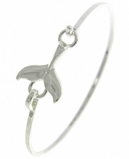 Whale Tail Brass Hook Casting Bangle Bracelet