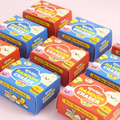 Miniature snackfood Mystery Eraser Box