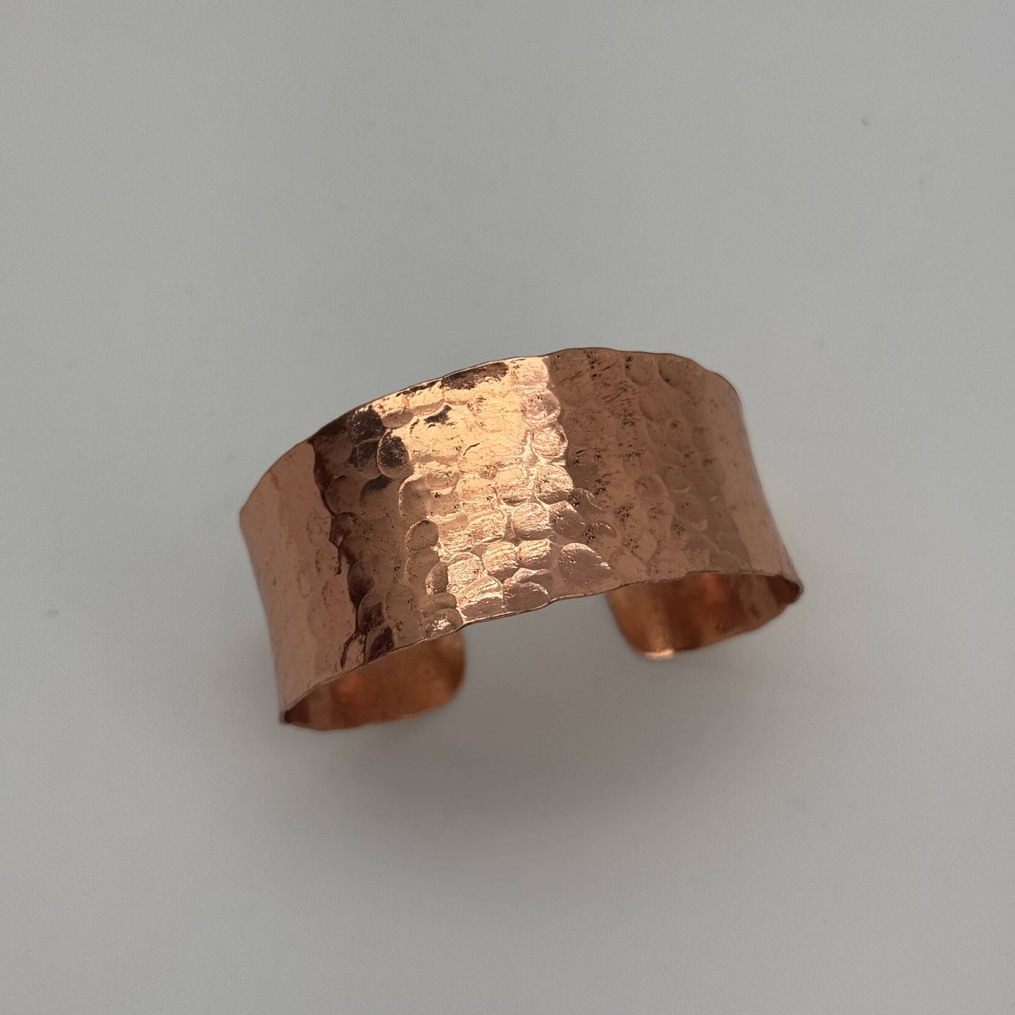 Handcrafted Copper Hammered Glow Pure Copper Cuff