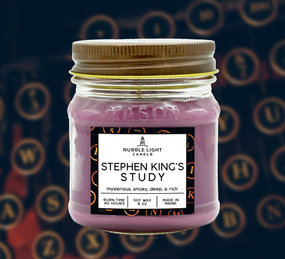 Stephen King's Study 8oz. Scented Soy Candle