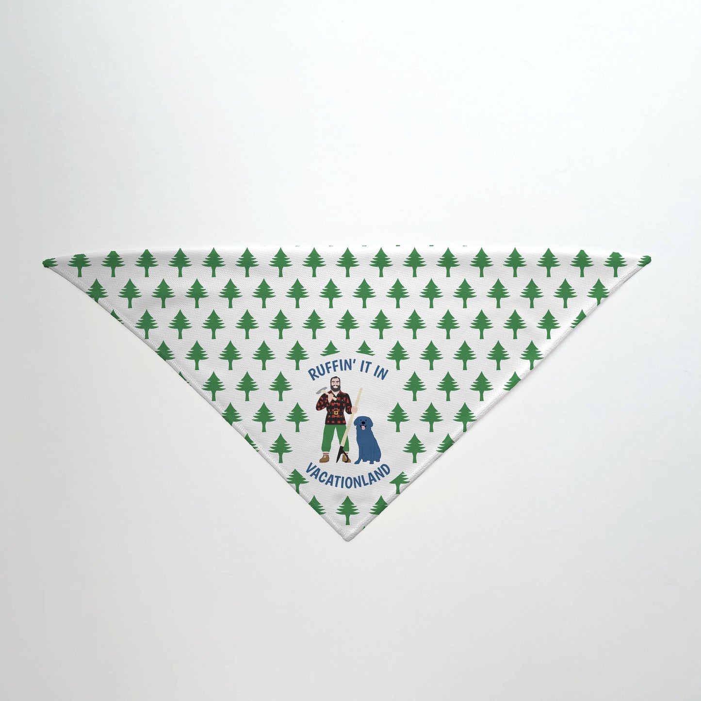 Maine Paul Bunyan Vacationland Reversible Dog Bandana