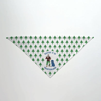 Maine Paul Bunyan Vacationland Reversible Dog Bandana