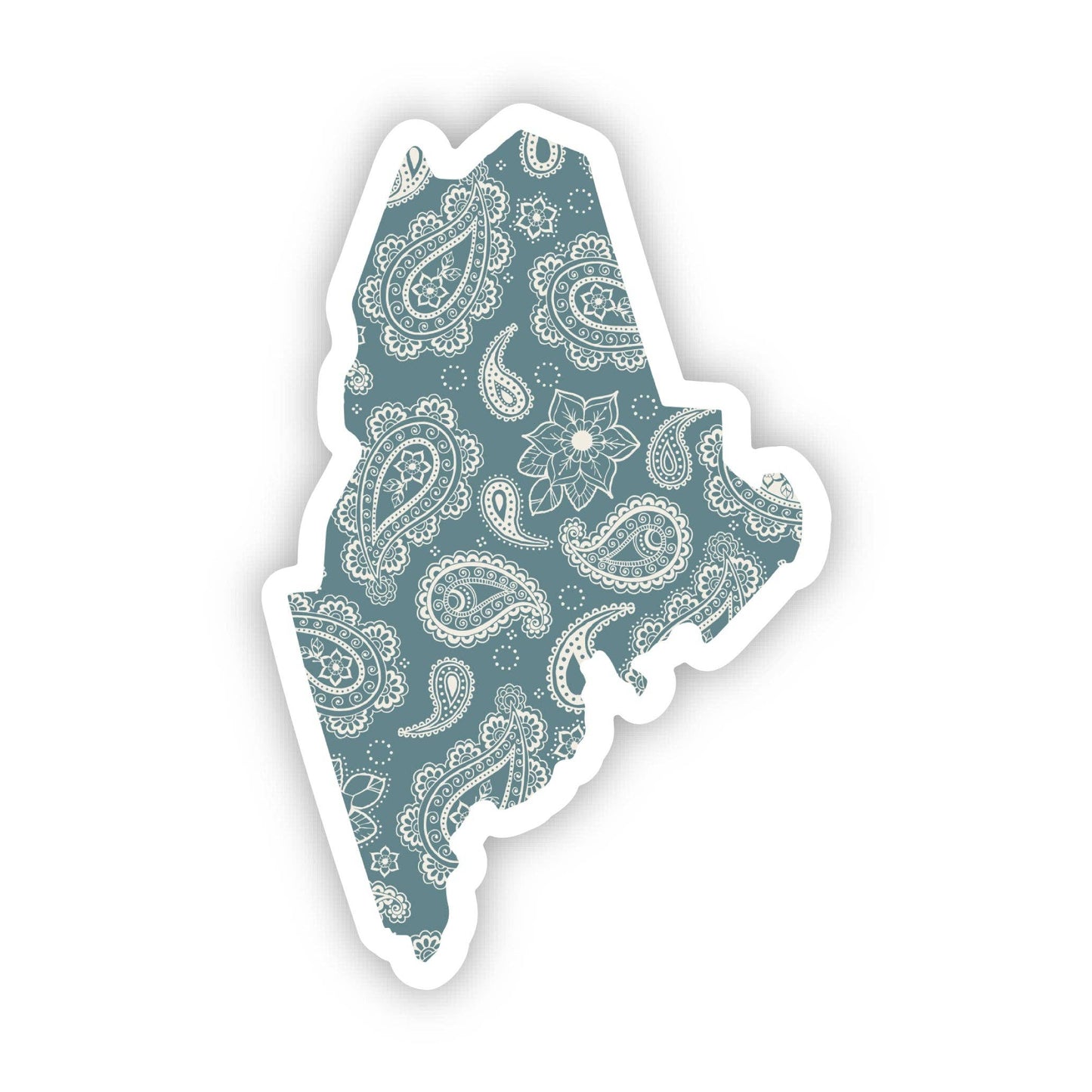 Maine Paisley Pattern Sticker