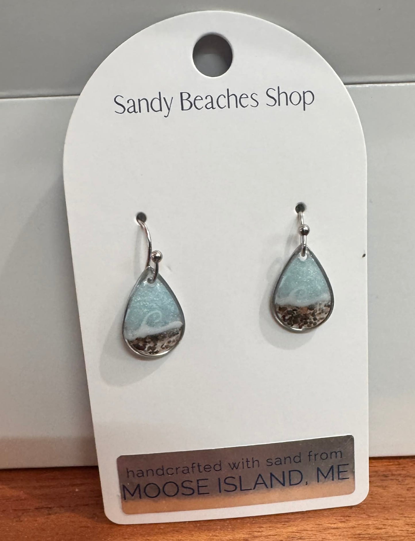 Custom Sand Dangles Silver