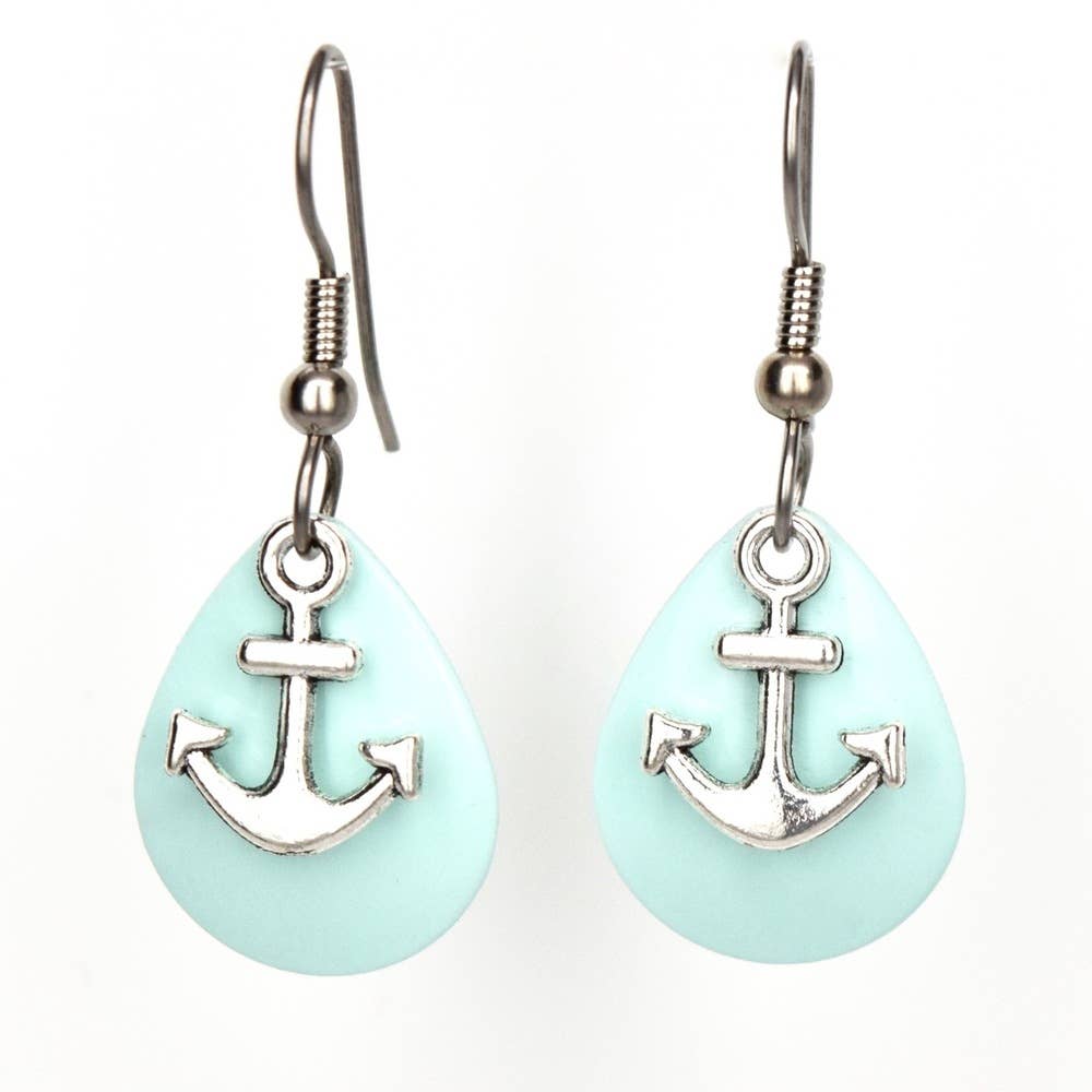 Sm. Mystic Sea Anchor Earrings