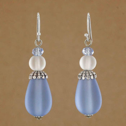 Sea Glass Drop Earring 1748-SP
