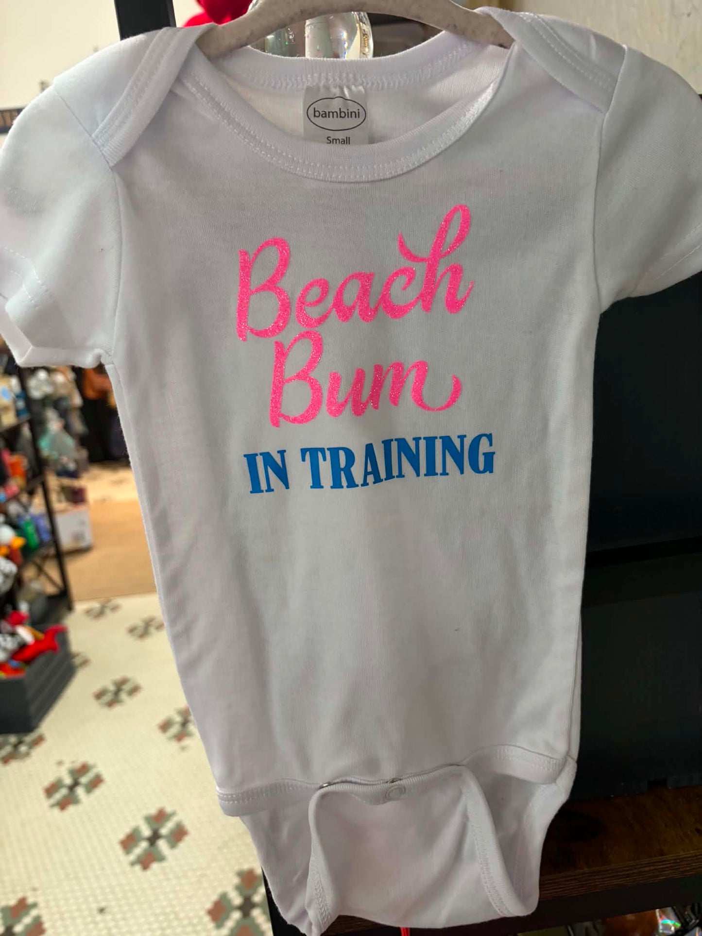 Small Beach Bum Onesie