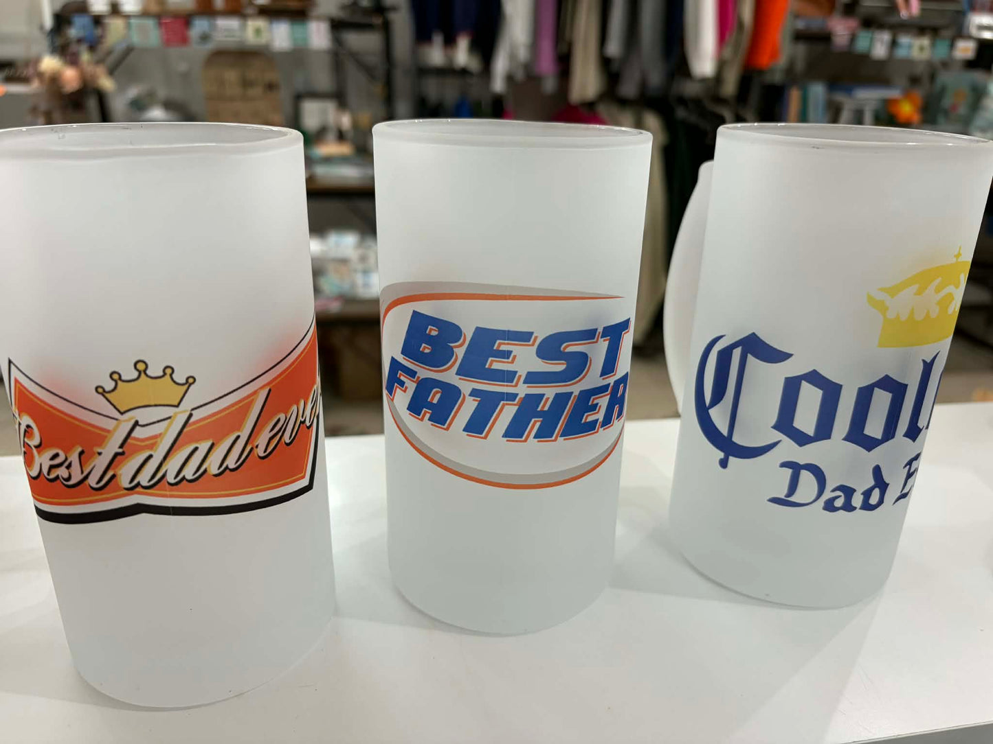 Large Frosted Dad Mug