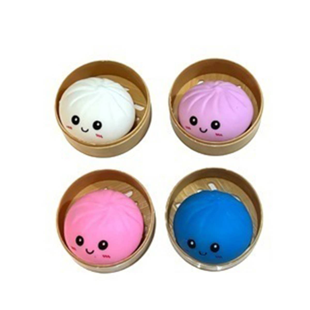 Colorful Dumpling Squishy with Steamer