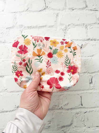 Small Cosmetics Bag-Spring Floral