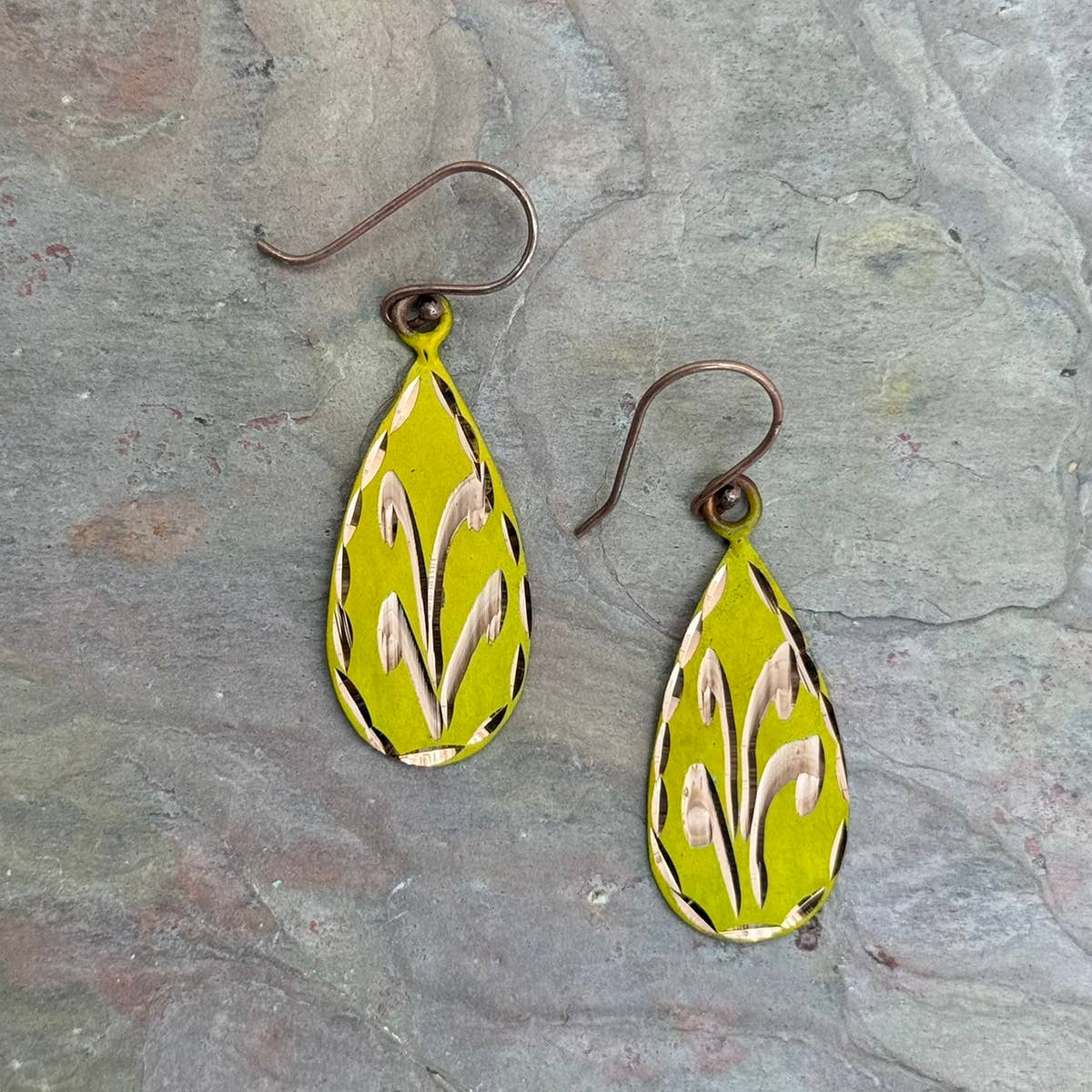 Patina Sunny Swirl Earrings
