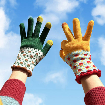 Cute Knit Gloves for Women  Touchscreen