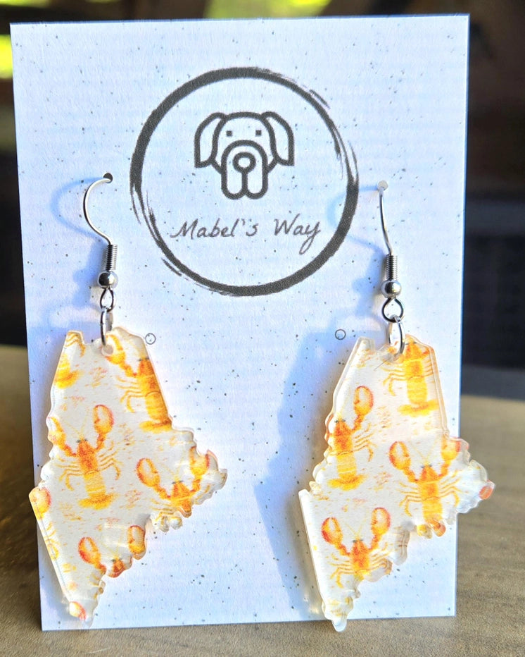 Maine Lobsters Earrings