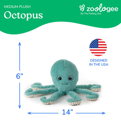 14" (36cm) Sea Fuzzlez Octopus