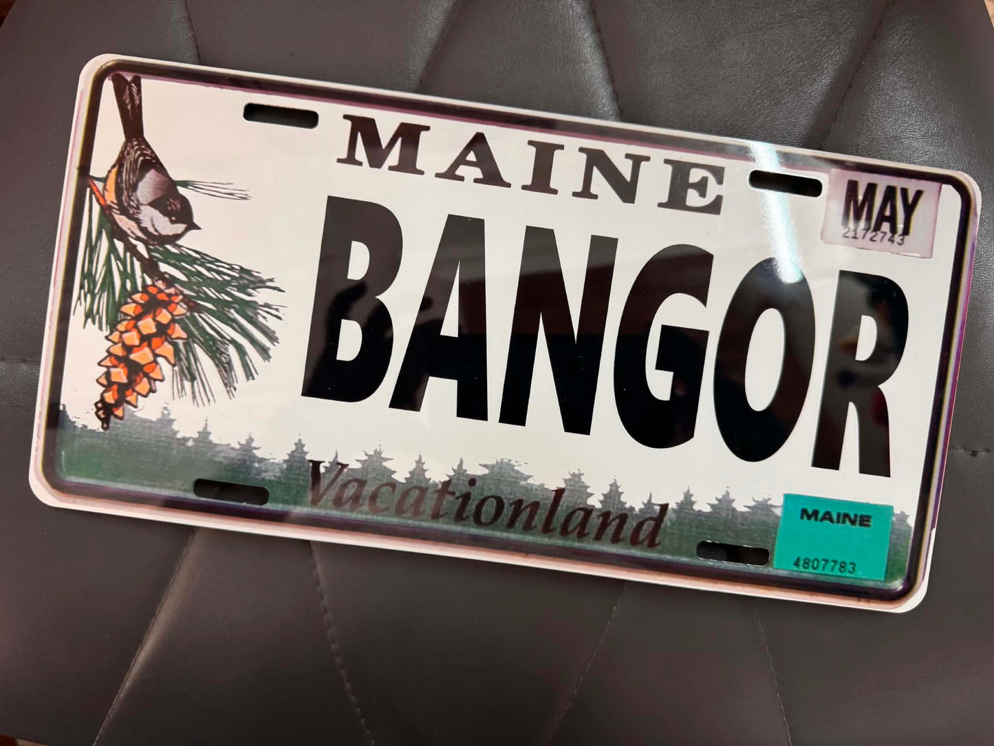 Bangor License Plate