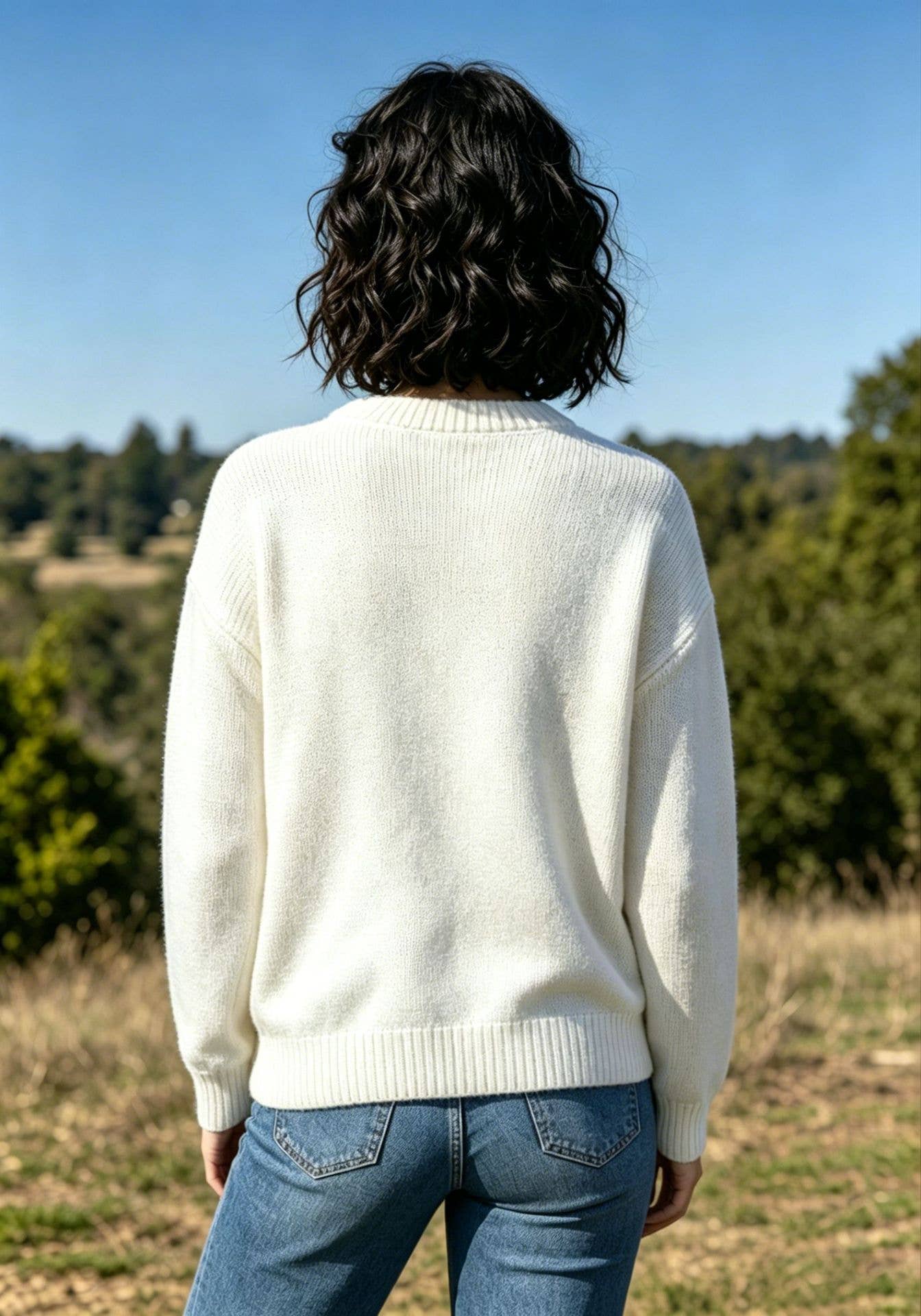 Red Claw lobster jacquard knit sweater fall winter pullover